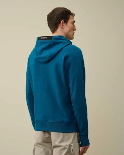 Homme C.P. Company Sweat-Shirts^Diagonal Raised Fleece Zipped Hoodie