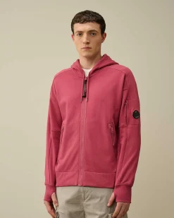 Homme C.P. Company Sweat-Shirts^Diagonal Raised Fleece Zipped Hoodie