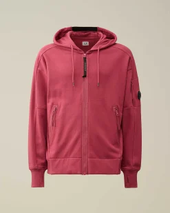 Homme C.P. Company Sweat-Shirts^Diagonal Raised Fleece Zipped Hoodie