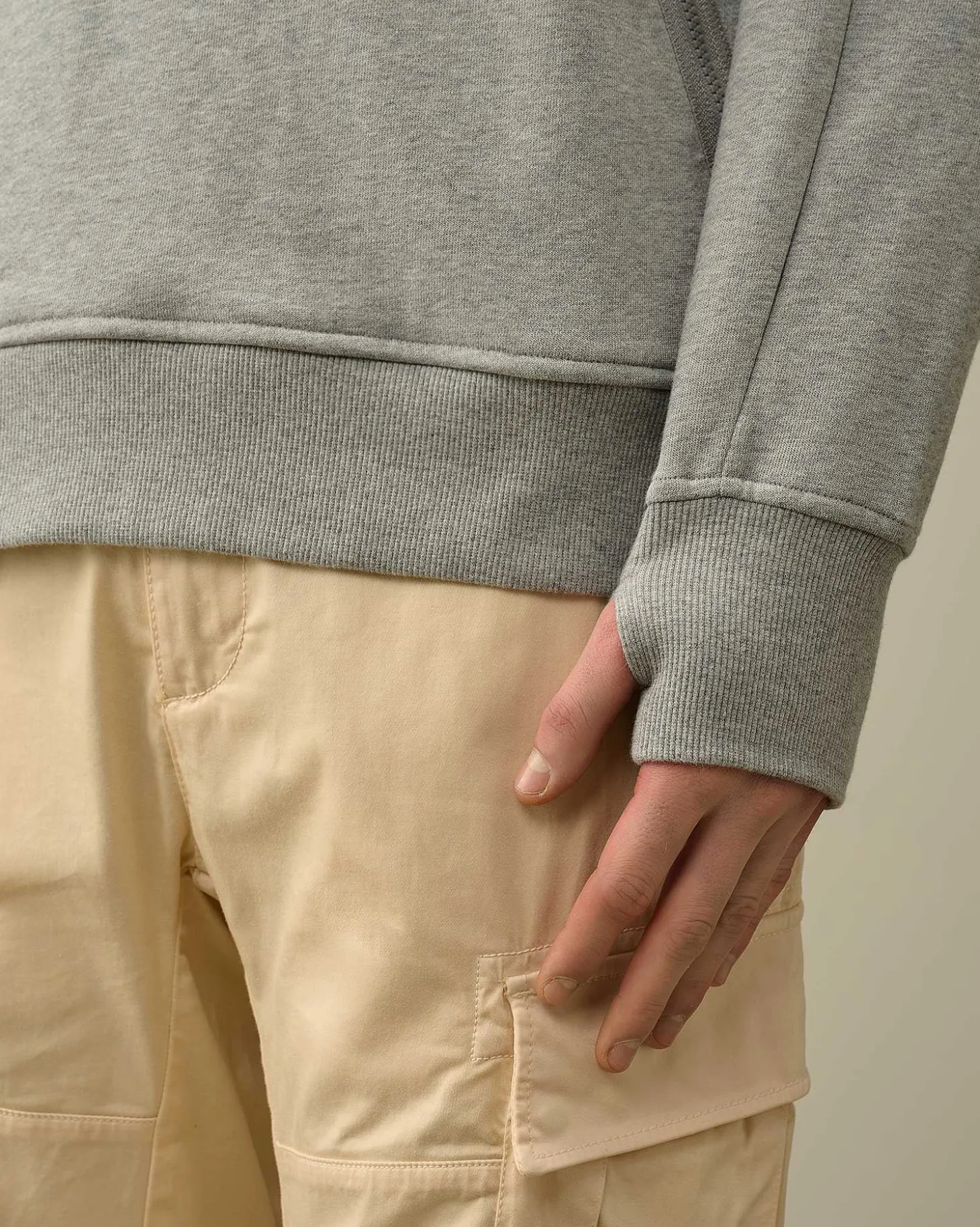 Homme C.P. Company Sweat-Shirts^Diagonal Raised Fleece Zipped Sweatshirt