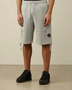 Homme C.P. Company Survêtements Et Shorts^Diagonal Raised Fleece Zipped Pocket Shorts