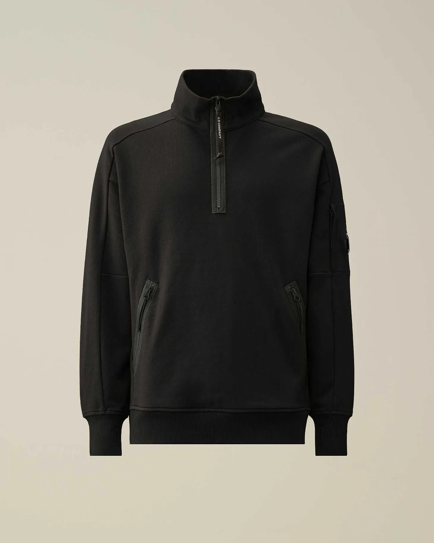 Homme C.P. Company Sweat-Shirts^Diagonal Raised Fleece Zipped Sweatshirt