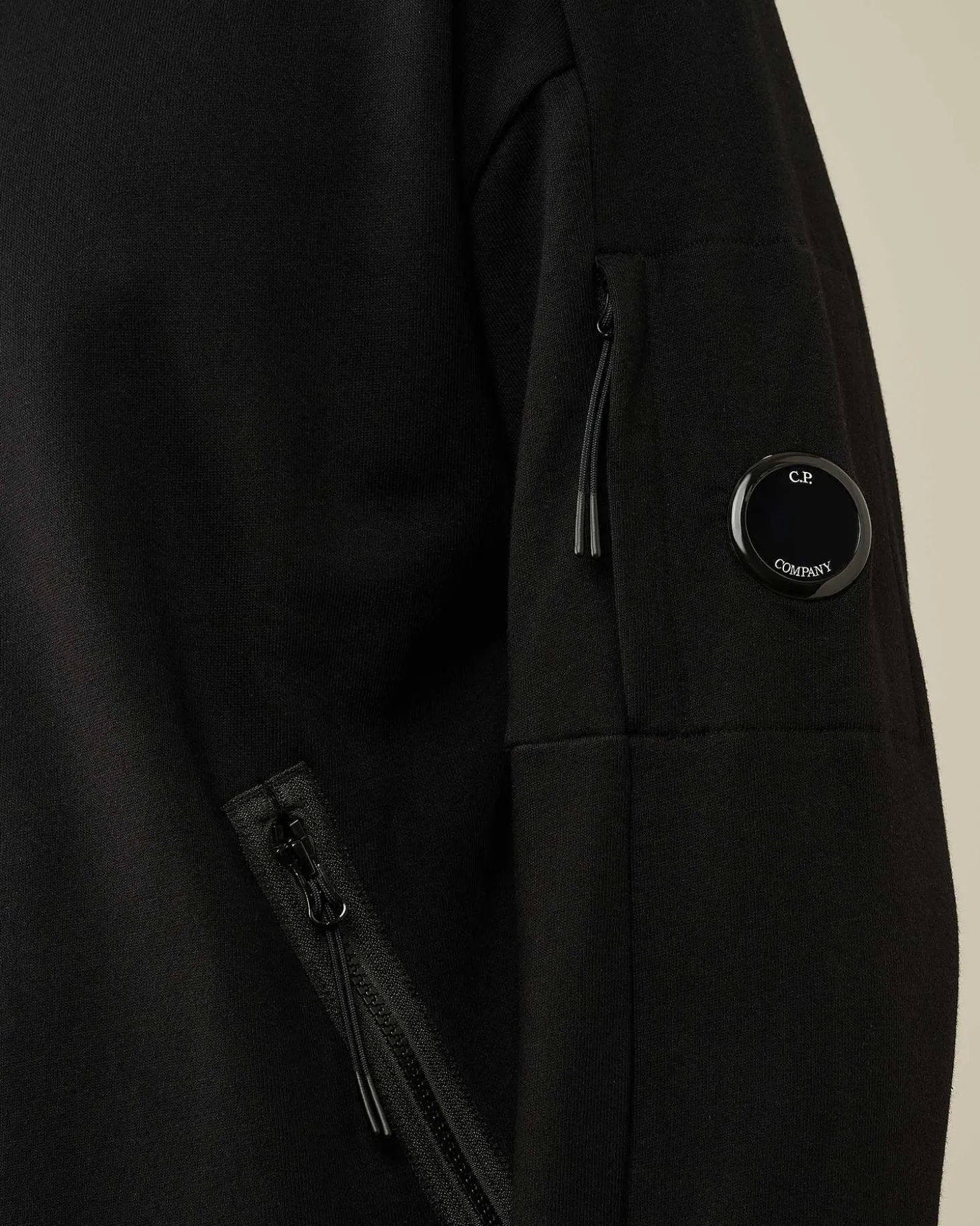 Homme C.P. Company Sweat-Shirts^Diagonal Raised Fleece Zipped Sweatshirt