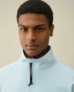 Homme C.P. Company Sweat-Shirts^Diagonal Raised Fleece Zipped Sweatshirt