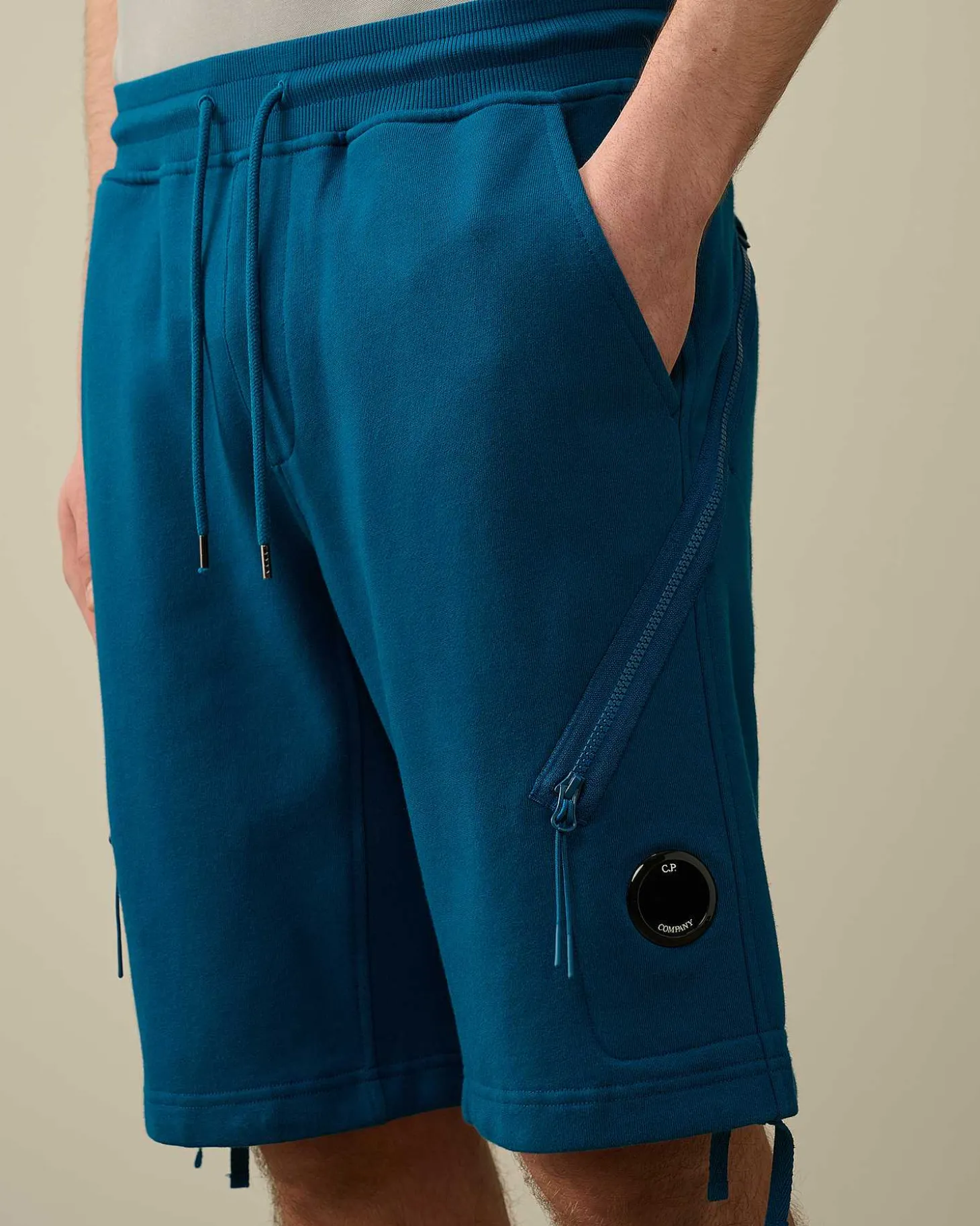 Homme C.P. Company Survêtements Et Shorts^Diagonal Raised Fleece Zipped Pocket Shorts