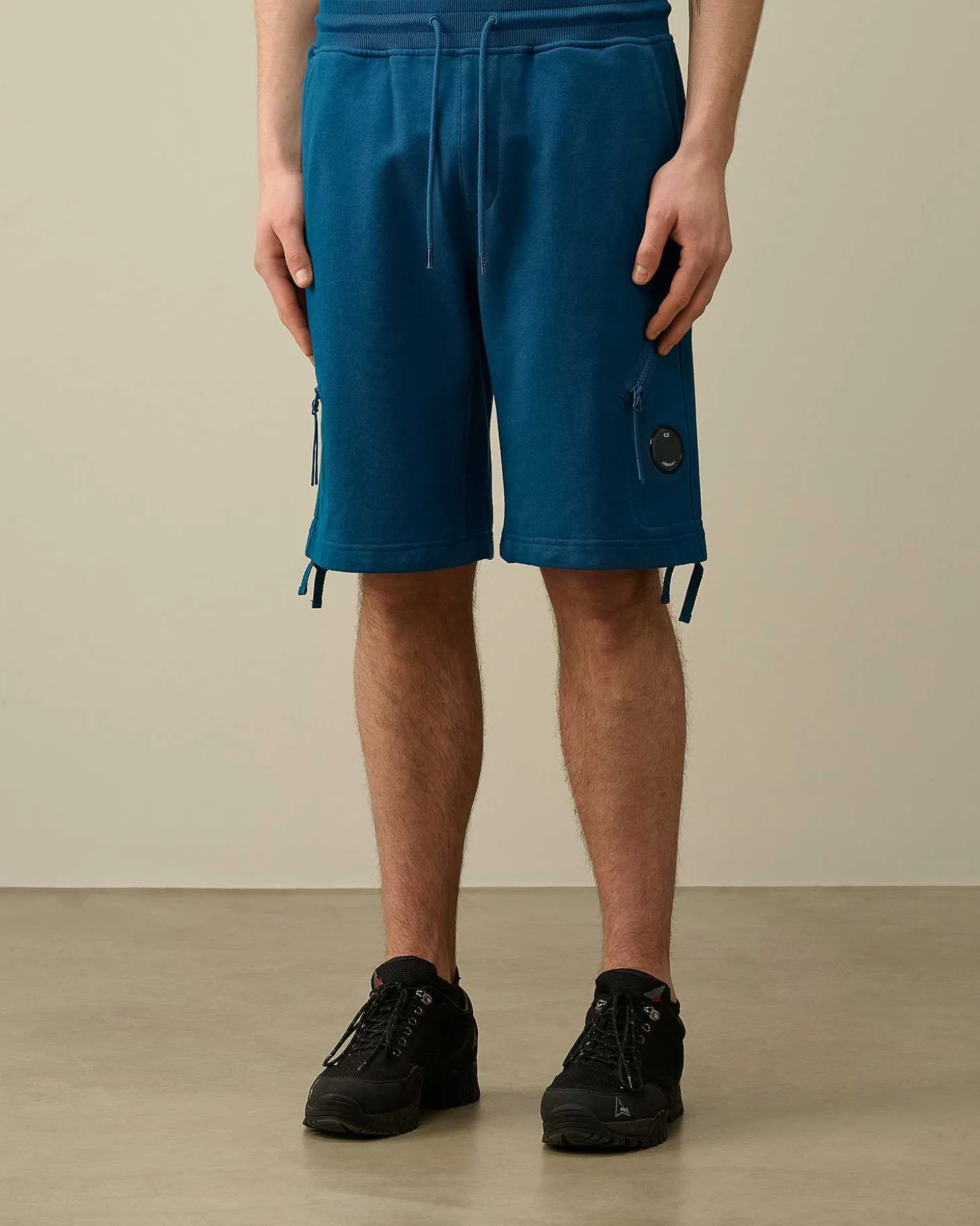 Homme C.P. Company Survêtements Et Shorts^Diagonal Raised Fleece Zipped Pocket Shorts