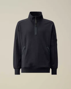 Homme C.P. Company Sweat-Shirts^Diagonal Raised Fleece Zipped Sweatshirt