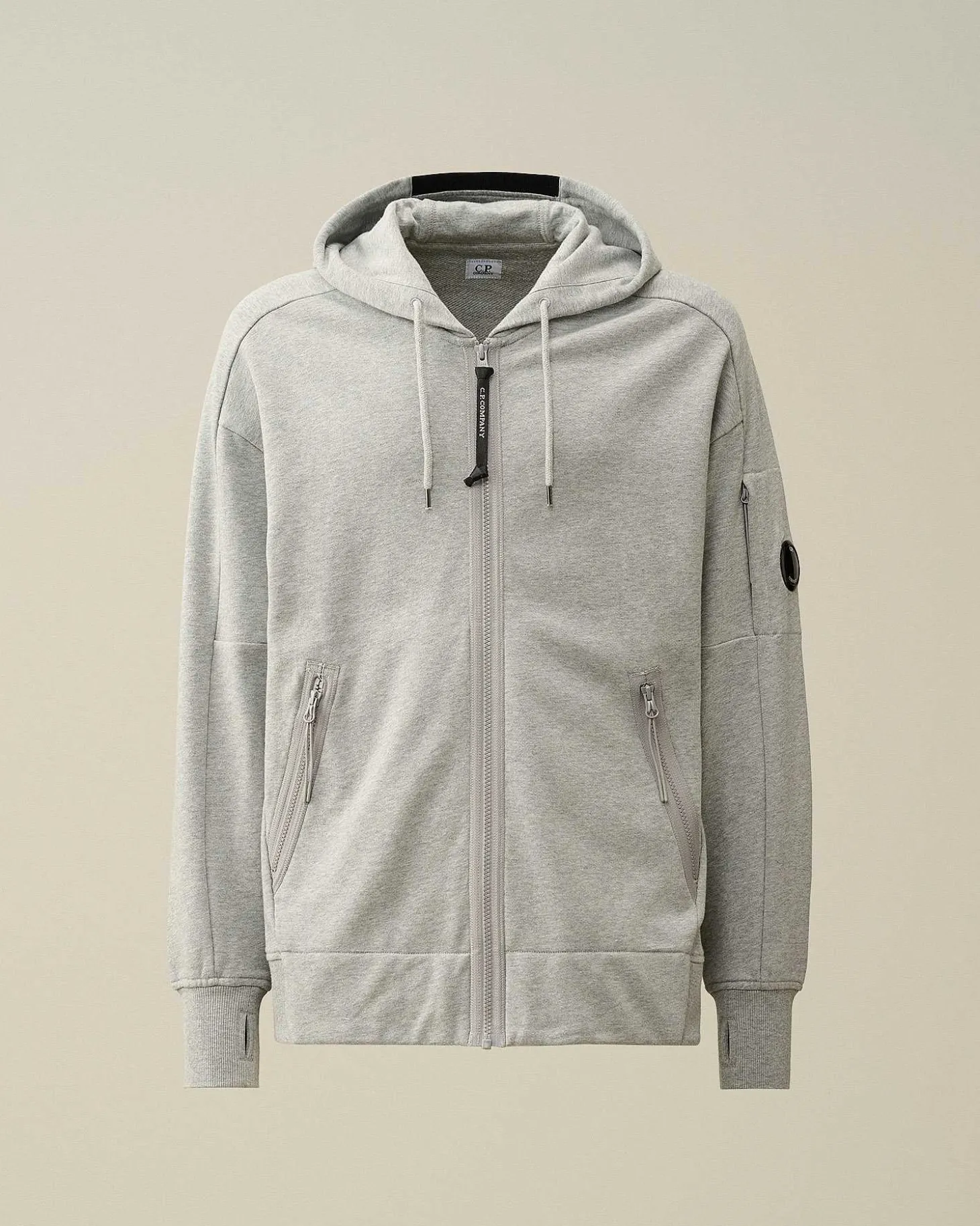 Homme C.P. Company Sweat-Shirts^Diagonal Raised Fleece Zipped Hoodie