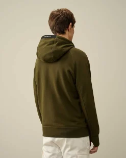 Homme C.P. Company Sweat-Shirts^Diagonal Raised Fleece Zipped Hoodie
