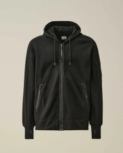 Homme C.P. Company Sweat-Shirts^Diagonal Raised Fleece Zipped Hoodie