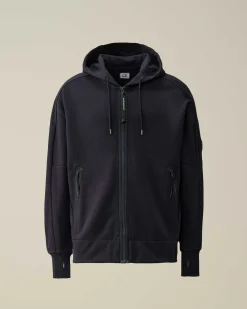 Homme C.P. Company Sweat-Shirts^Diagonal Raised Fleece Zipped Hoodie