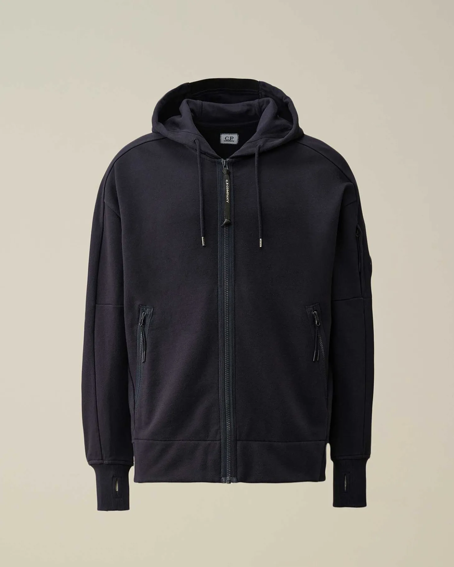 Homme C.P. Company Sweat-Shirts^Diagonal Raised Fleece Zipped Hoodie