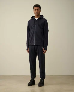 Homme C.P. Company Sweat-Shirts^Diagonal Raised Fleece Zipped Hoodie