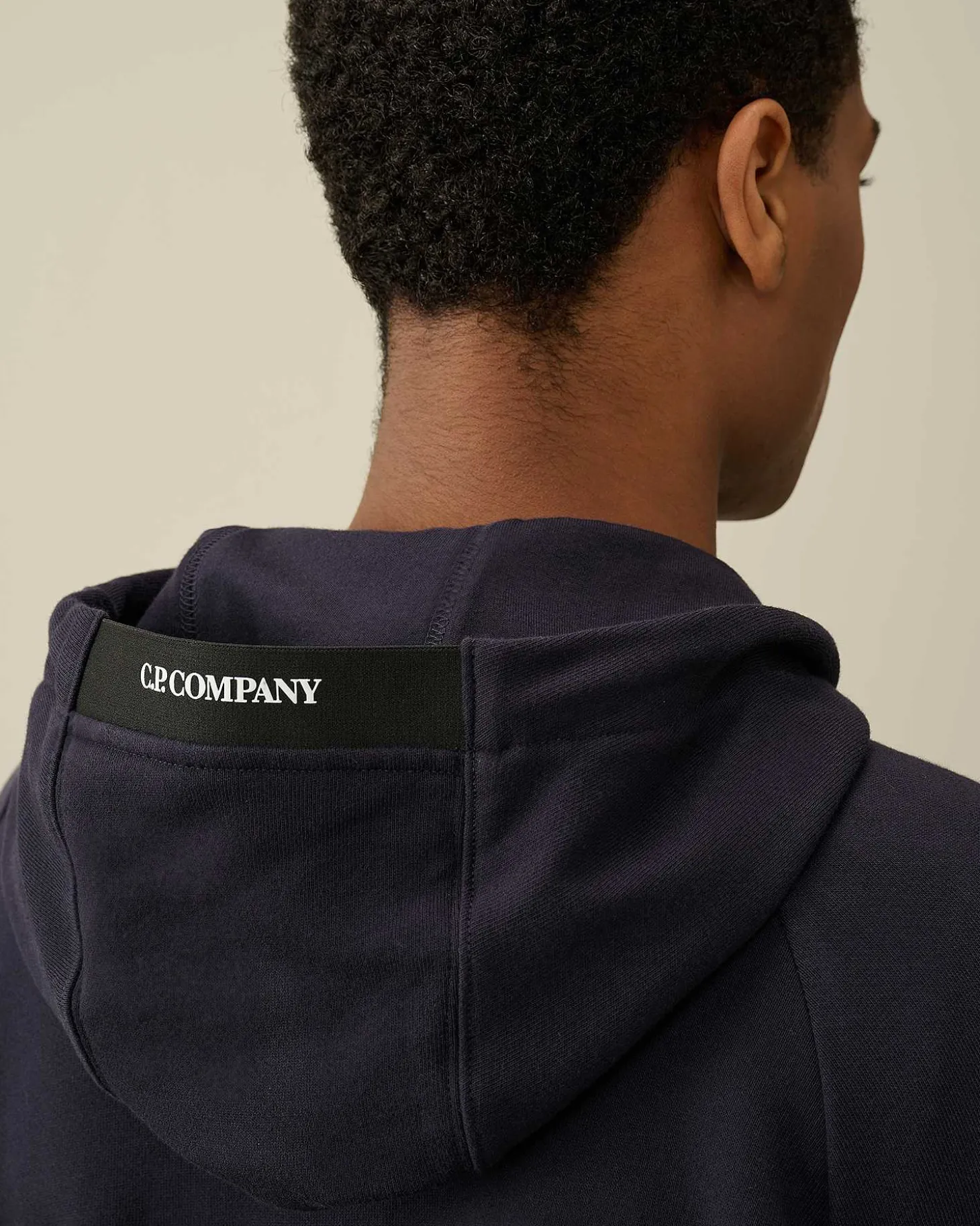 Homme C.P. Company Sweat-Shirts^Diagonal Raised Fleece Zipped Hoodie