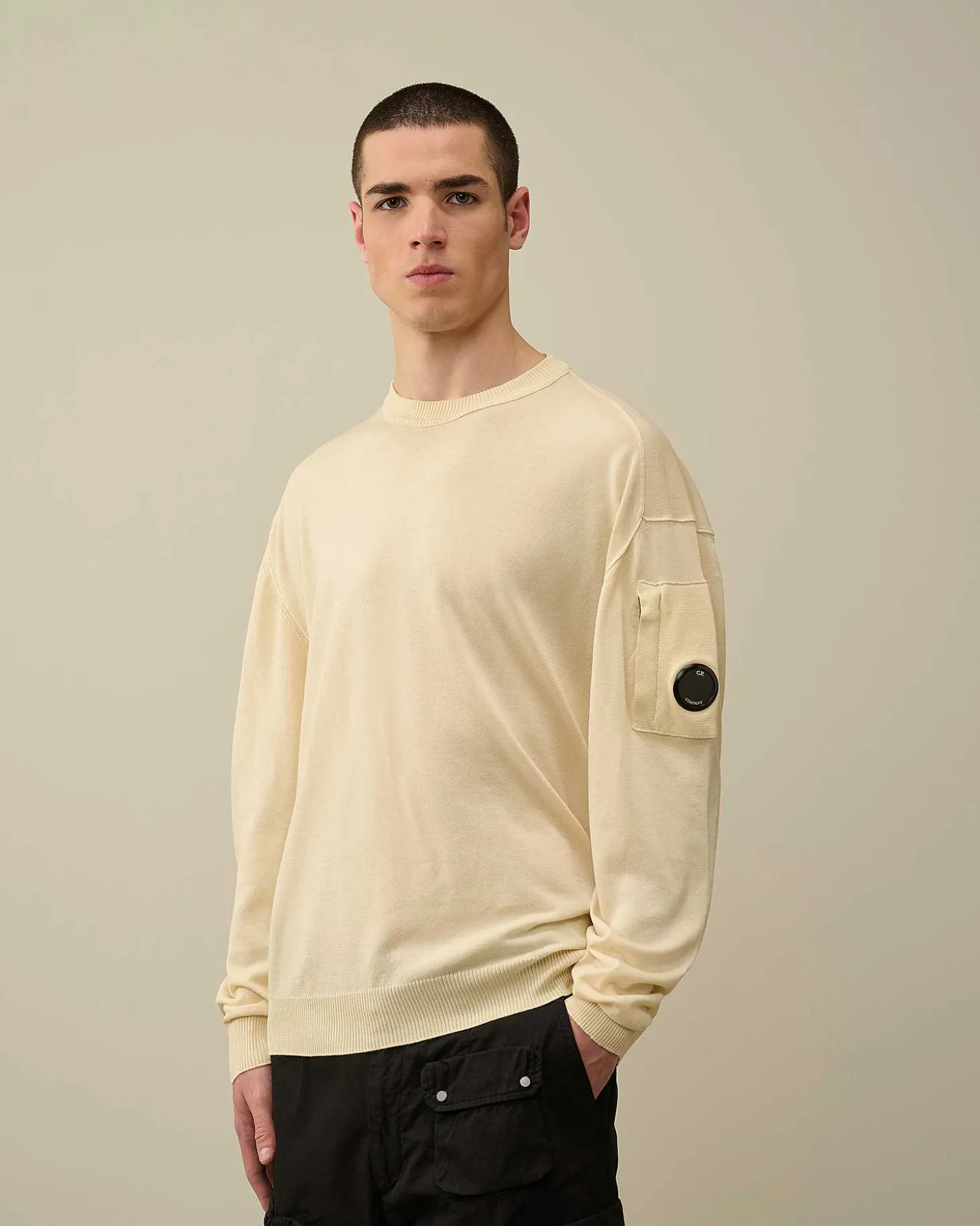 Homme C.P. Company Pulls^Filo Di Scozia Lens Knit