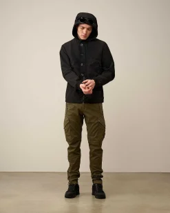 Homme C.P. Company Surchemises^Flatt Nylon Goggle Overshirt