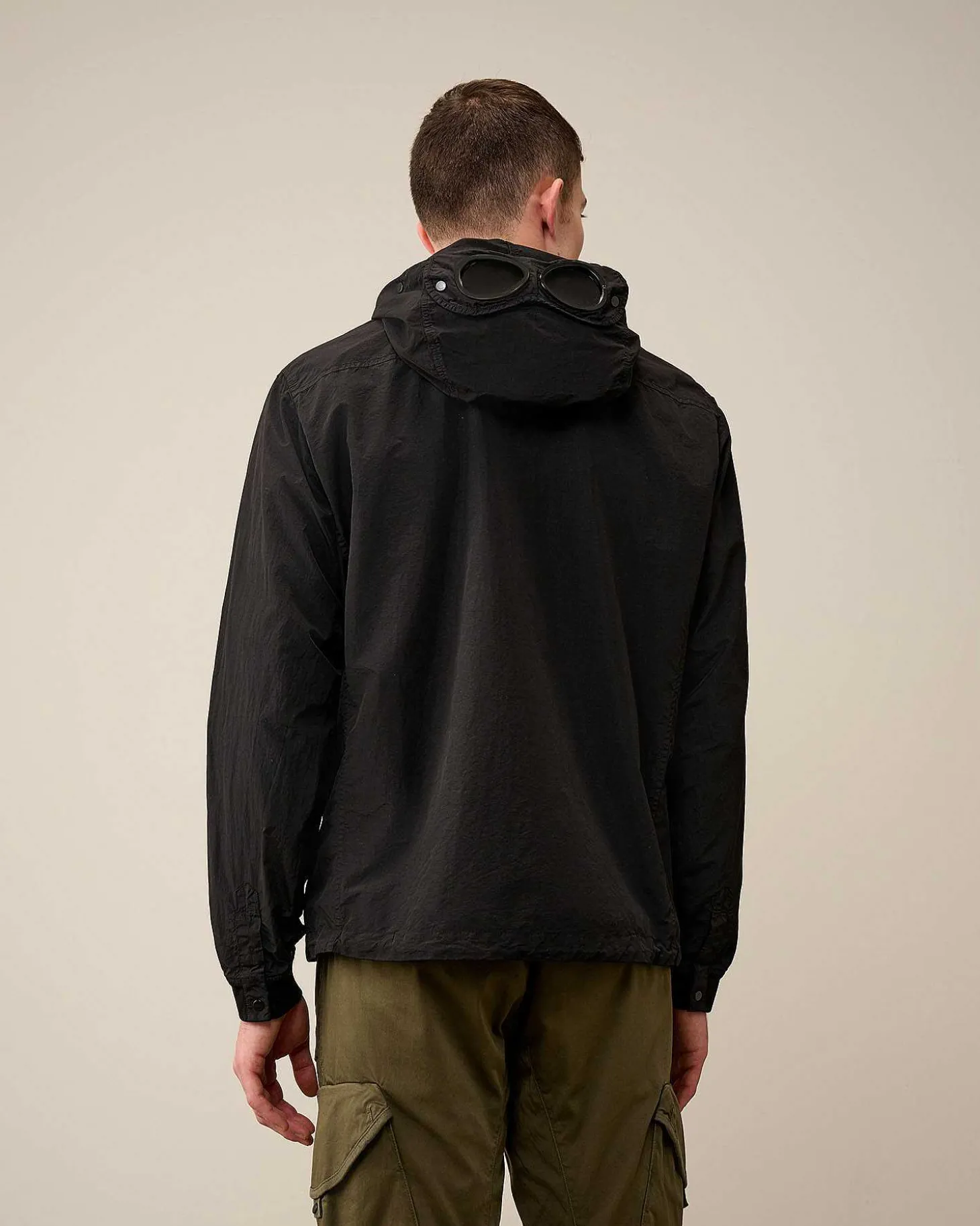 Homme C.P. Company Surchemises^Flatt Nylon Goggle Overshirt