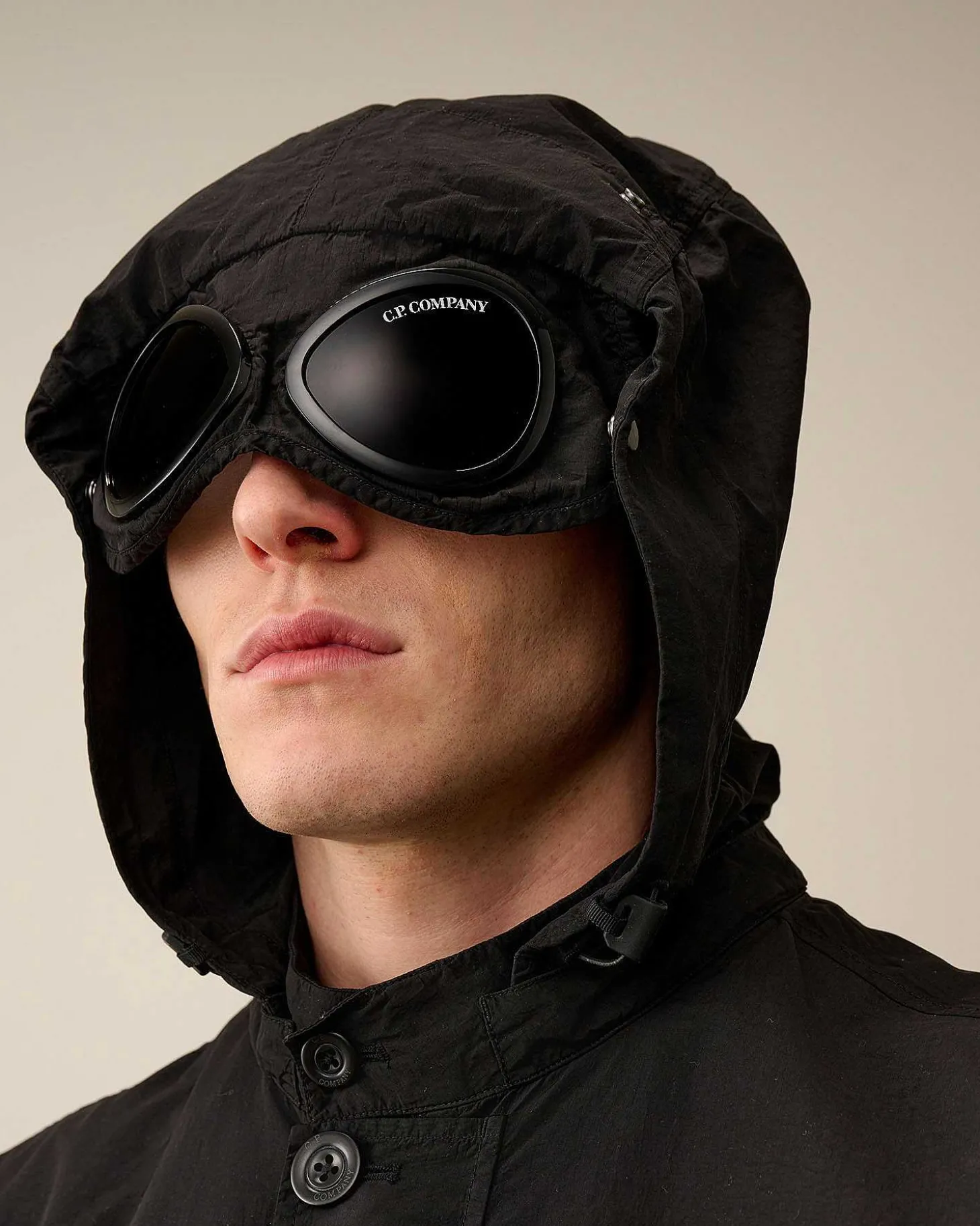 Homme C.P. Company Surchemises^Flatt Nylon Goggle Overshirt