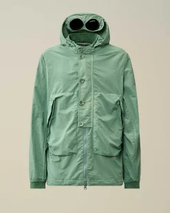 Homme C.P. Company Surchemises^Flatt Nylon Goggle Overshirt