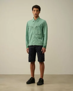 Homme C.P. Company Surchemises^Flatt Nylon Overshirt