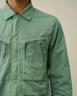 Homme C.P. Company Surchemises^Flatt Nylon Overshirt