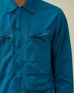 Homme C.P. Company Surchemises^Flatt Nylon Overshirt
