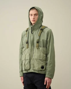 Homme C.P. Company Vestes Et Manteaux^Flatt Nylon Reversible Hooded Jacket