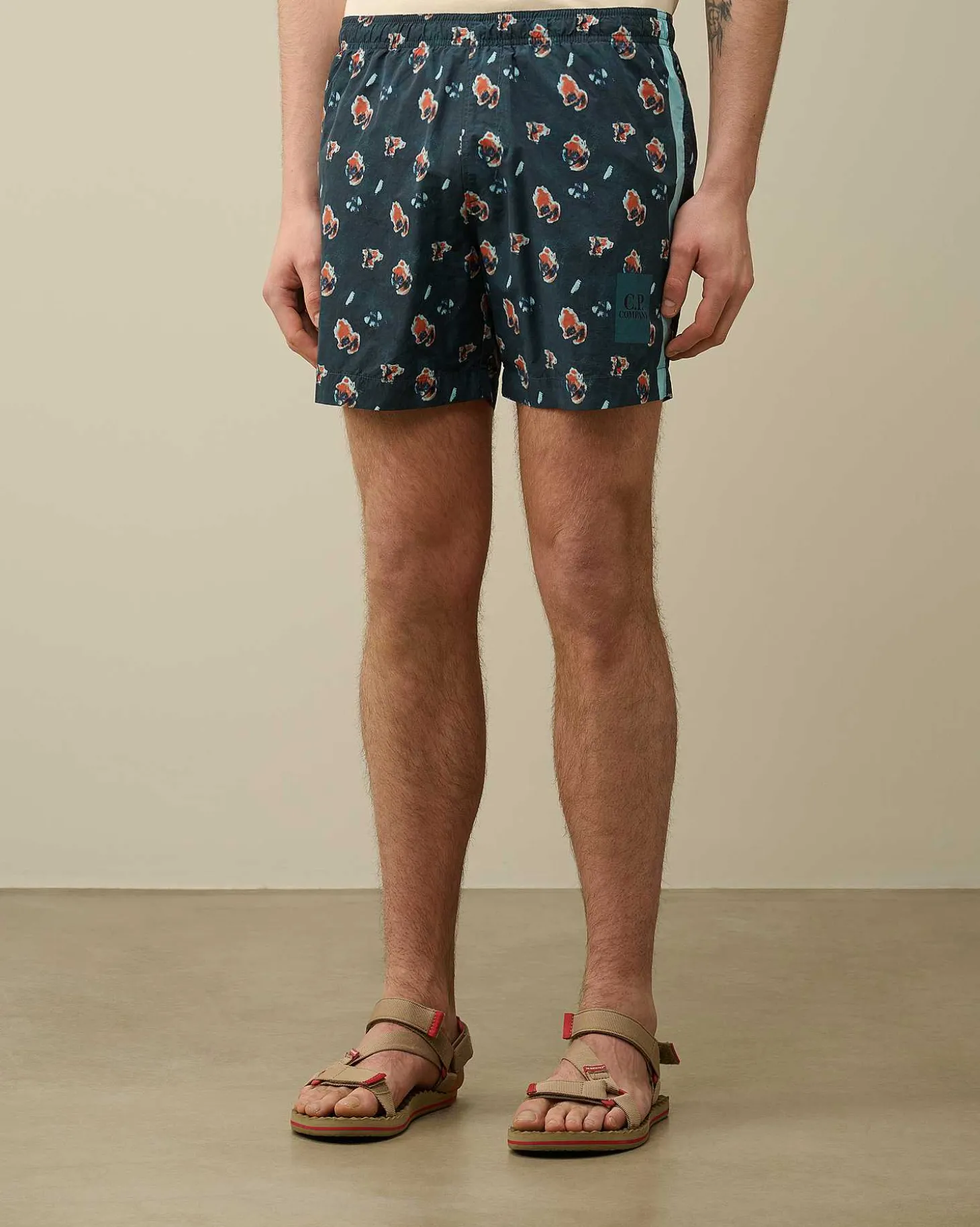 Homme C.P. Company Vêtements De Plage^Flatt Nylon Sponged Swim Shorts