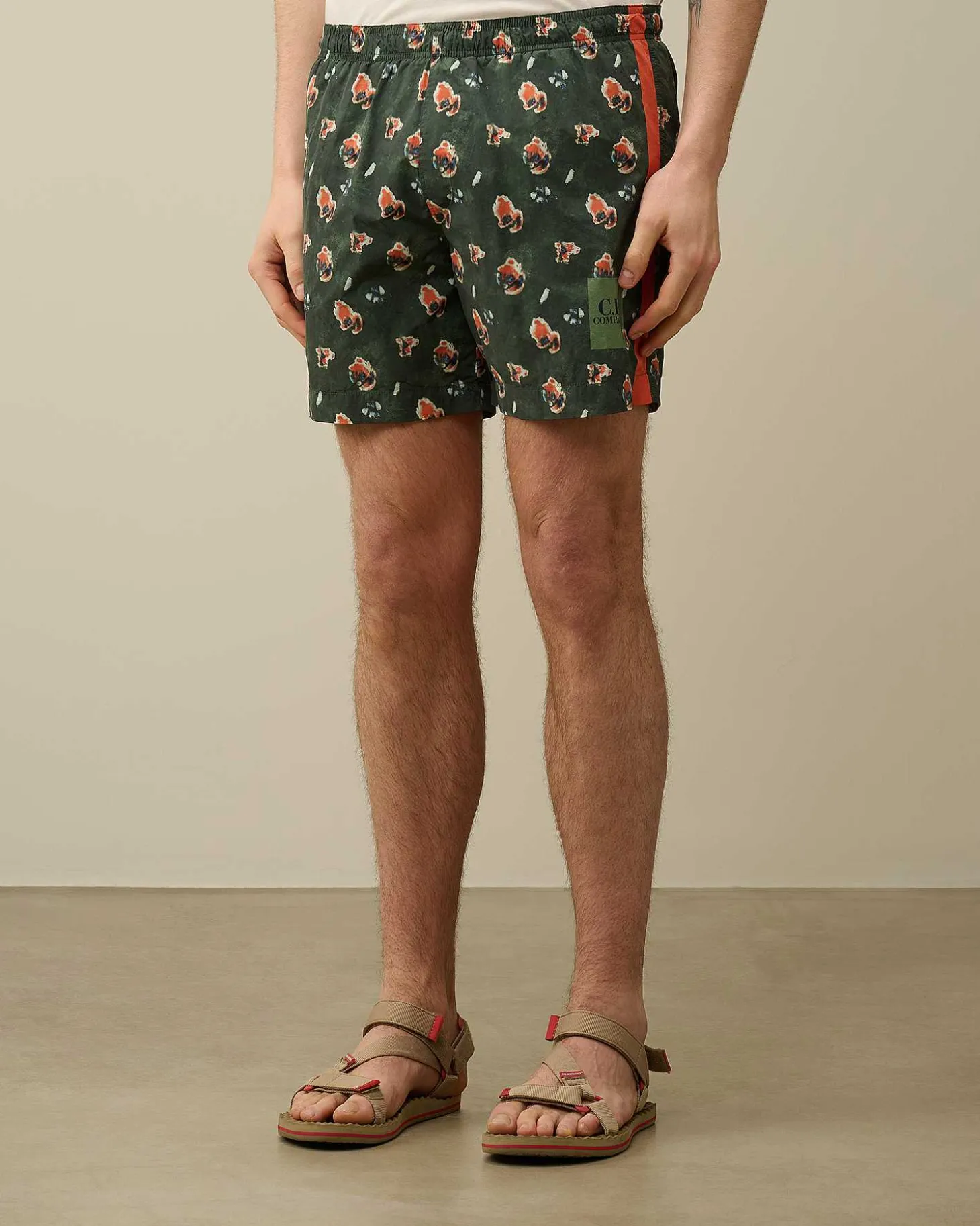 Homme C.P. Company Vêtements De Plage^Flatt Nylon Sponged Swim Shorts