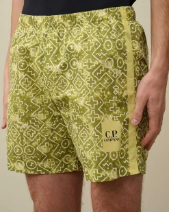 Homme C.P. Company Vêtements De Plage^Flatt Nylon Swim Shorts