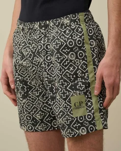 Homme C.P. Company Vêtements De Plage^Flatt Nylon Swim Shorts