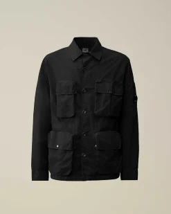 Homme C.P. Company Surchemises^Flatt Nylon Utility Overshirt