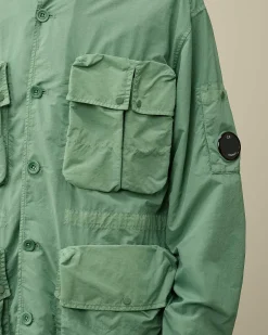 Homme C.P. Company Surchemises^Flatt Nylon Utility Overshirt