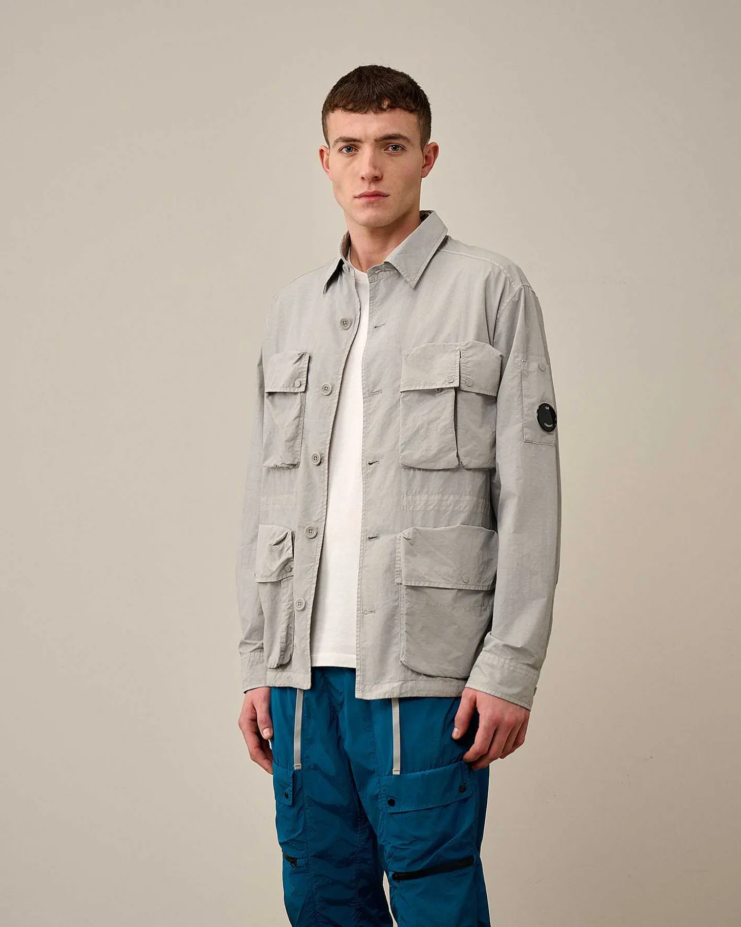 Homme C.P. Company Surchemises^Flatt Nylon Utility Overshirt