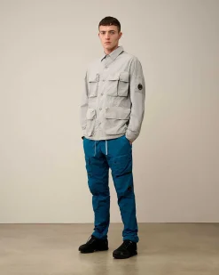 Homme C.P. Company Surchemises^Flatt Nylon Utility Overshirt