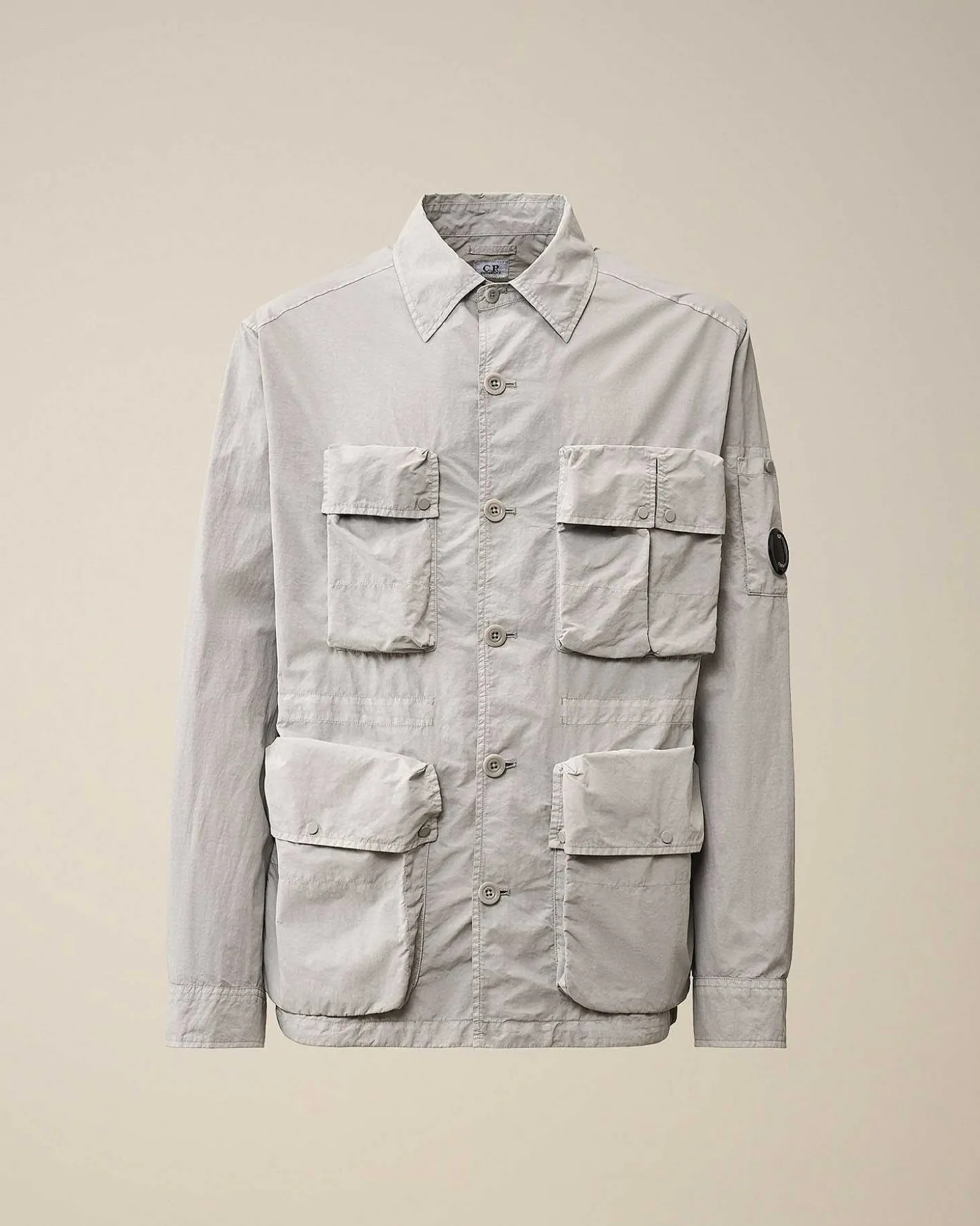 Homme C.P. Company Surchemises^Flatt Nylon Utility Overshirt