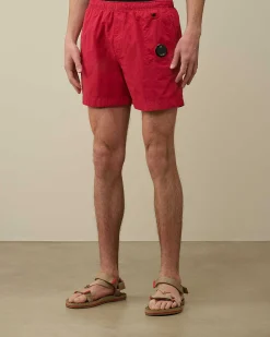 Homme C.P. Company Vêtements De Plage^Flatt Nylon Utility Swim Shorts