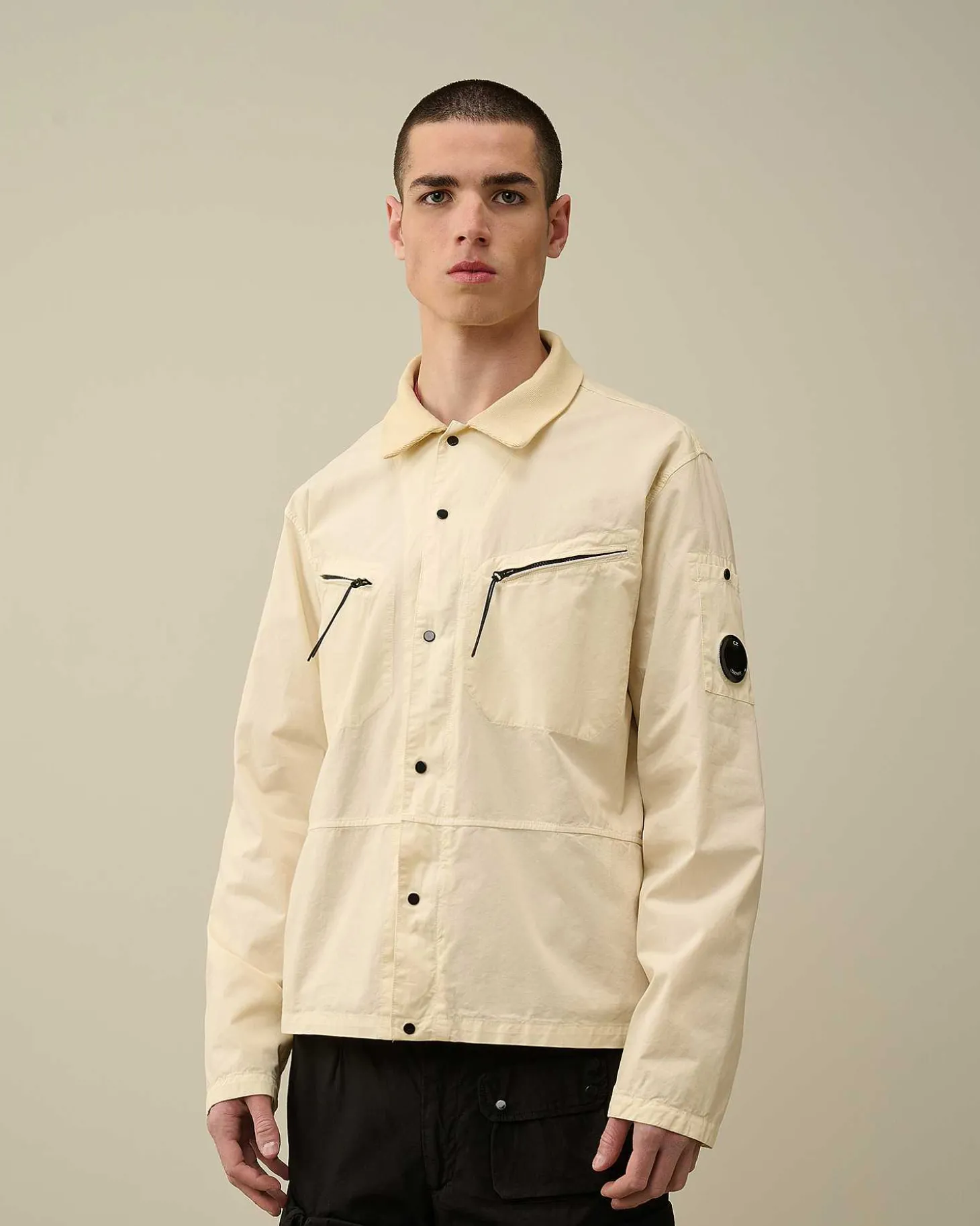 Homme C.P. Company Chemises^Gabardine Buttoned Shirt