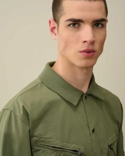 Homme C.P. Company Chemises^Gabardine Buttoned Shirt