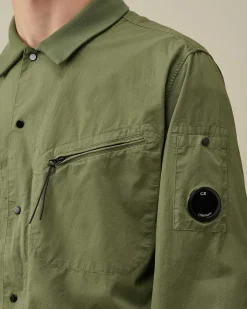 Homme C.P. Company Chemises^Gabardine Buttoned Shirt