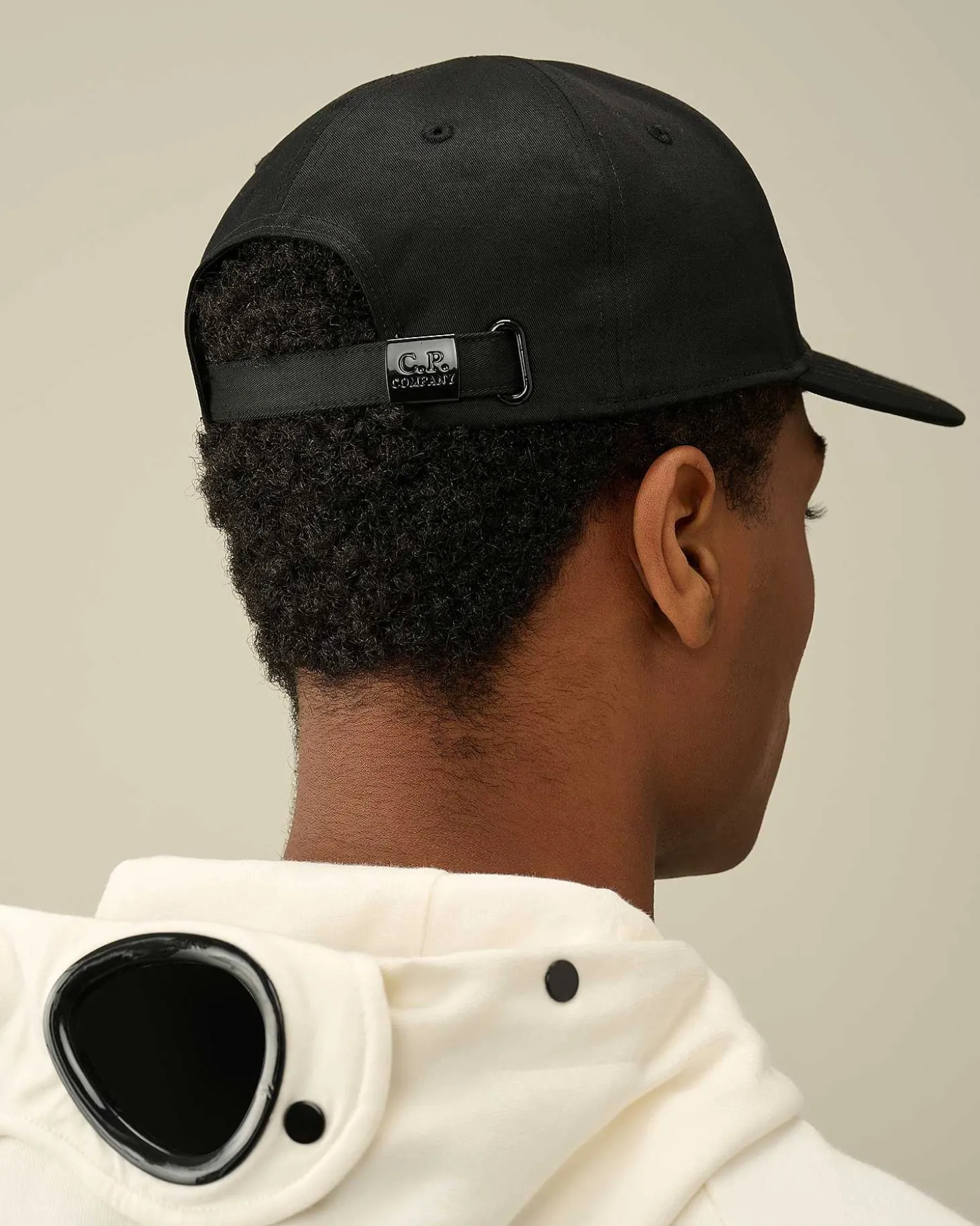 Homme C.P. Company Chapeaux^Gabardine Logo Cap