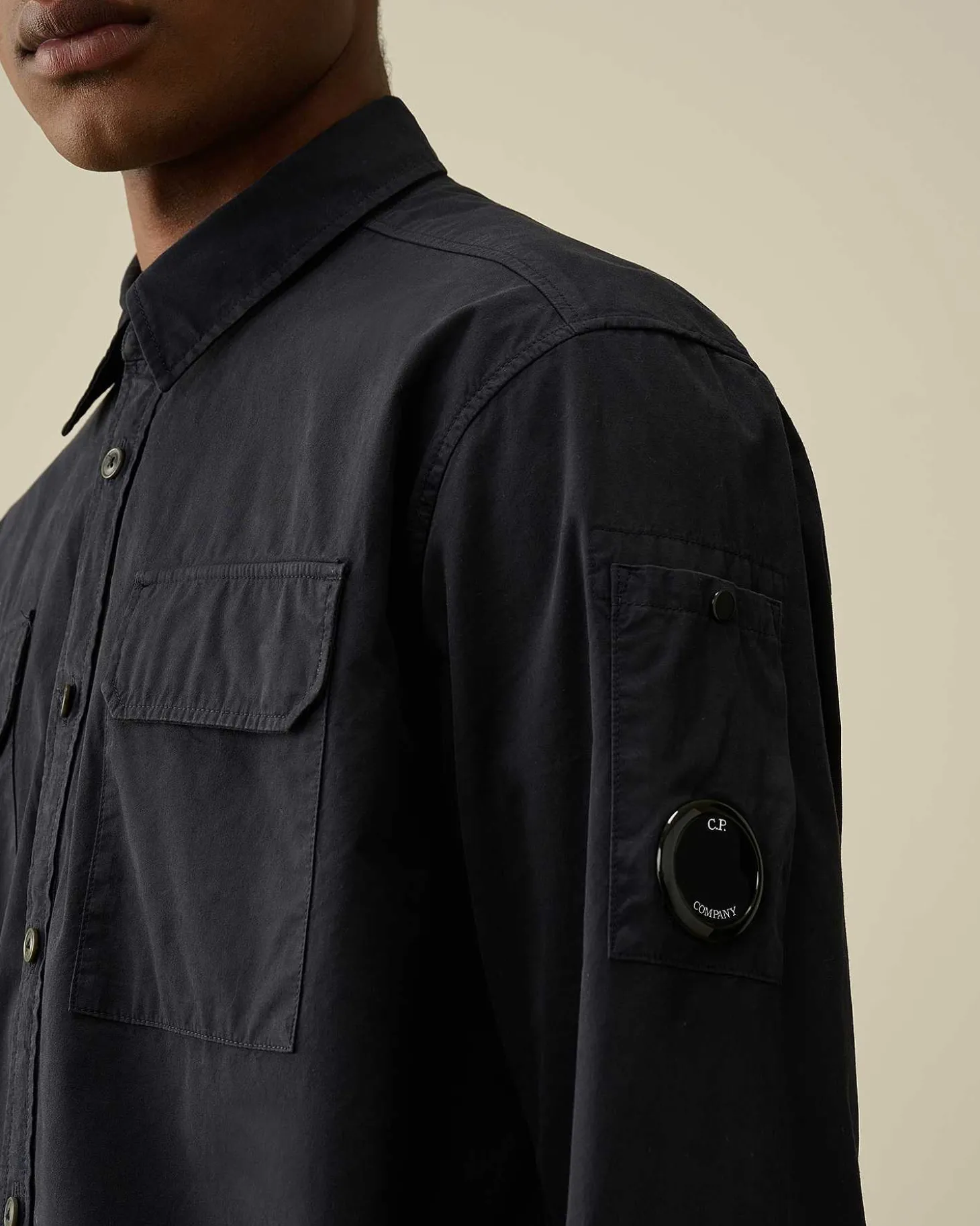 Homme C.P. Company Chemises^Gabardine Pockets Shirt