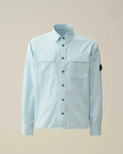 Homme C.P. Company Chemises^Gabardine Pockets Shirt