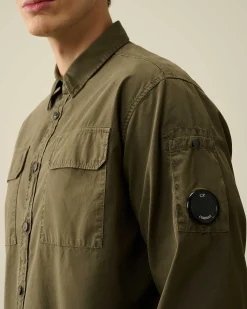 Homme C.P. Company Chemises^Gabardine Pockets Shirt