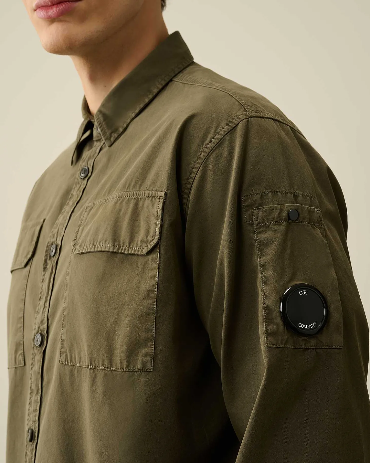 Homme C.P. Company Chemises^Gabardine Pockets Shirt