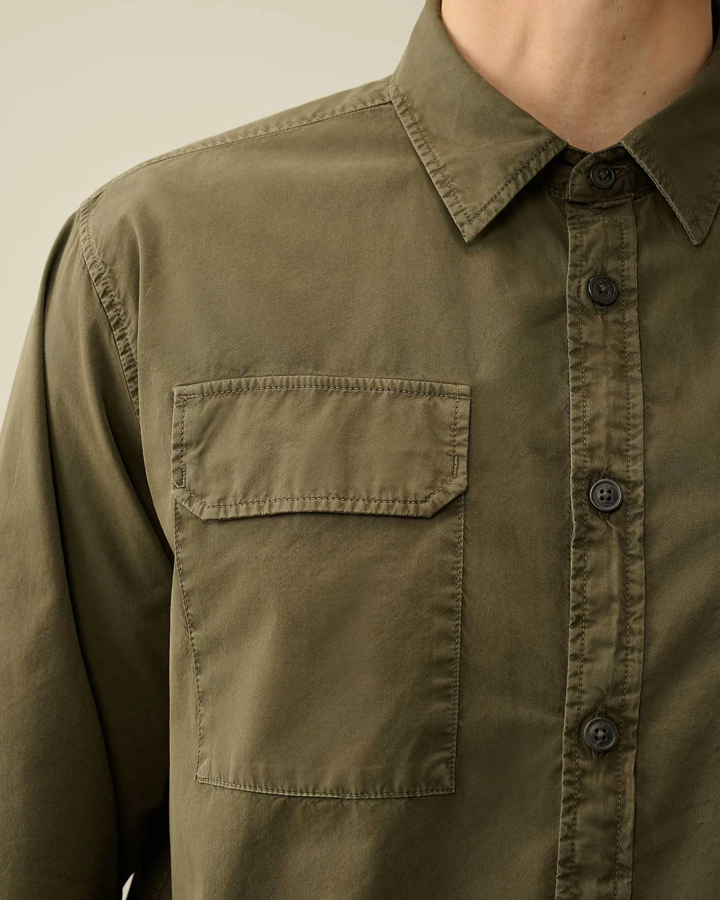 Homme C.P. Company Chemises^Gabardine Pockets Shirt