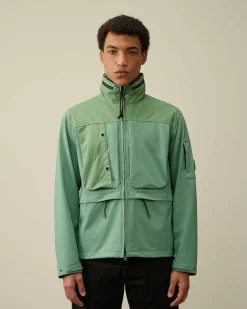 Homme C.P. Company Vestes Et Manteaux^G.D. Shell Mixed Jacket