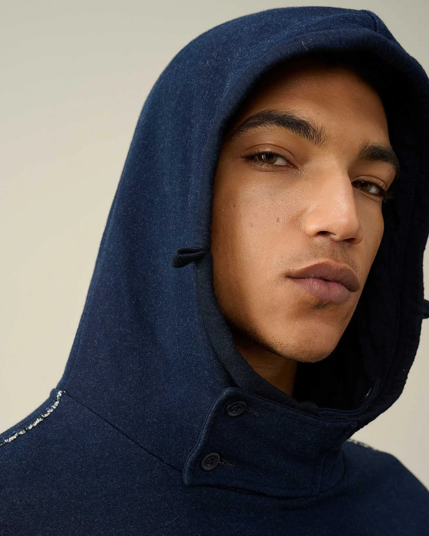 Homme C.P. Company Sweat-Shirts^Indigo Fleece Hoodie