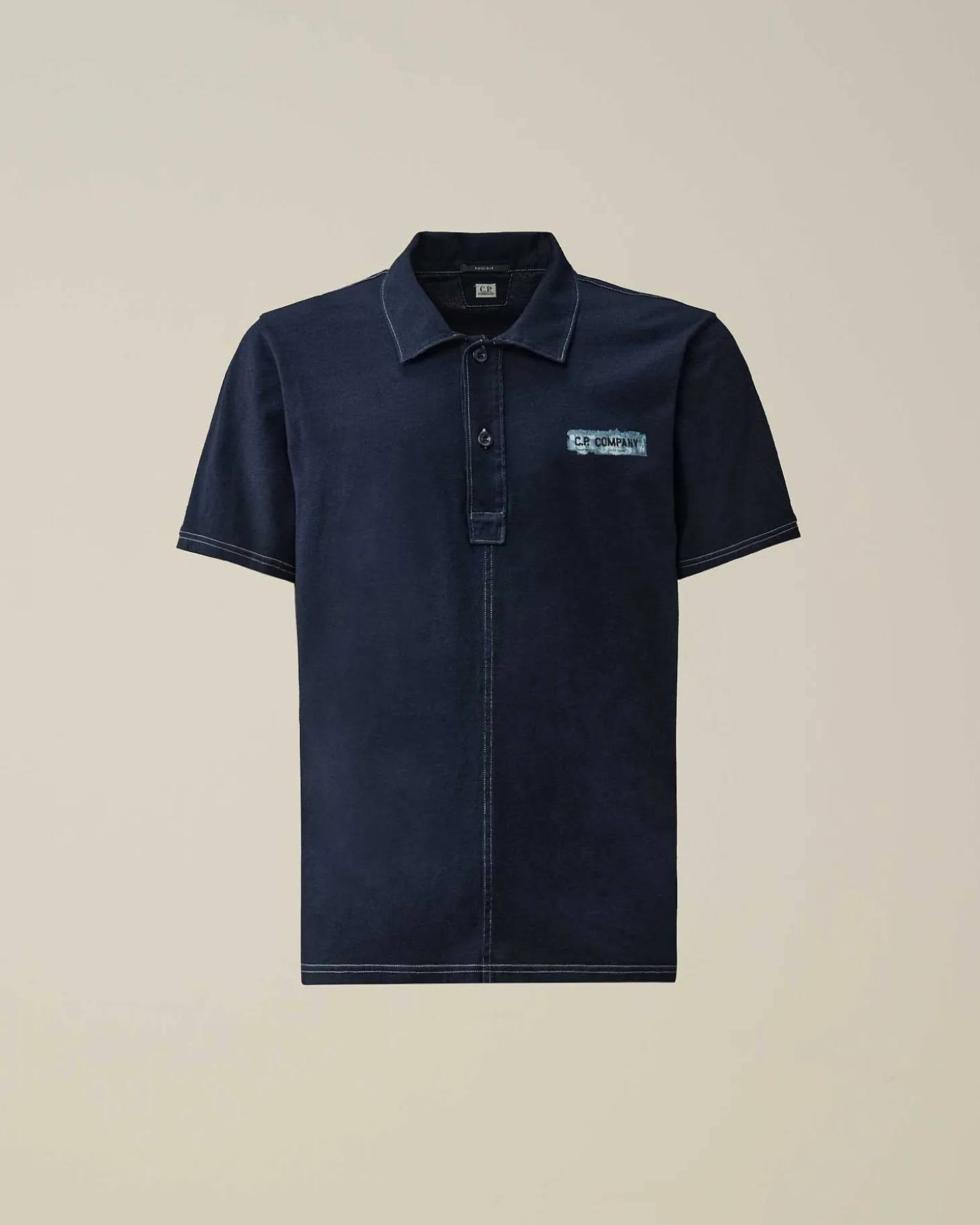 Homme C.P. Company T-Shirts Et Polos^Indigo Jersey Polo Shirt
