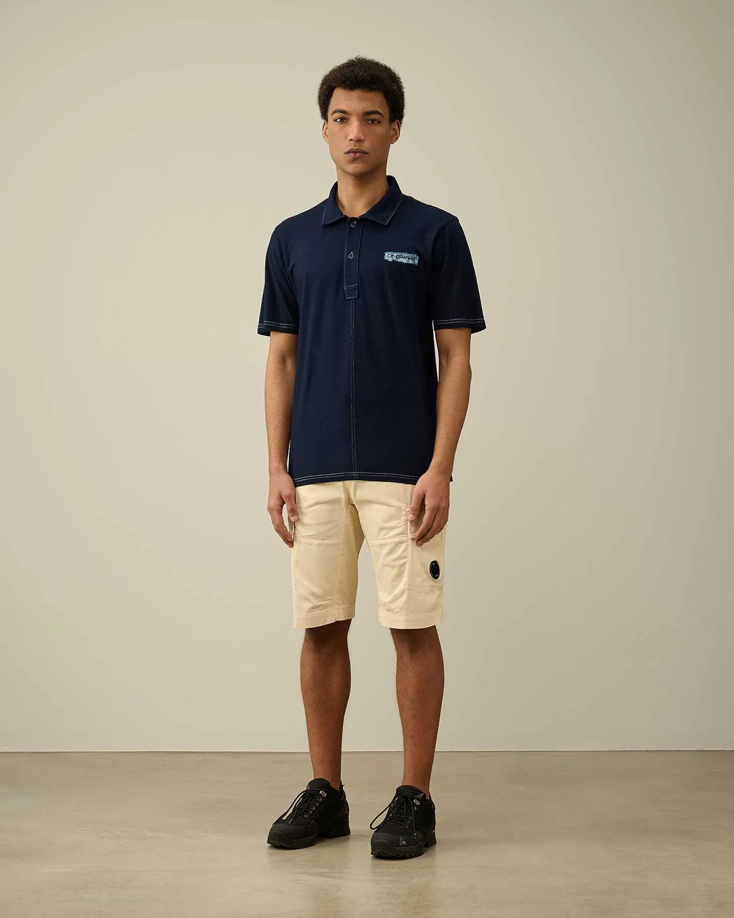 Homme C.P. Company T-Shirts Et Polos^Indigo Jersey Polo Shirt